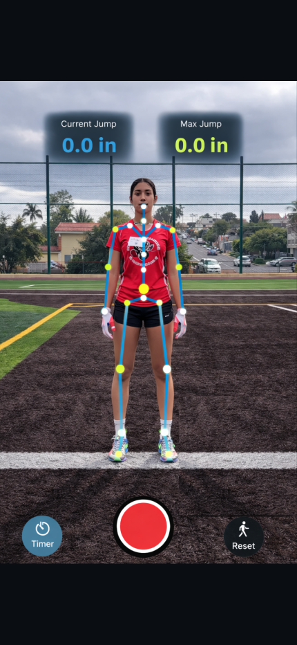 AI vertical jump measurement